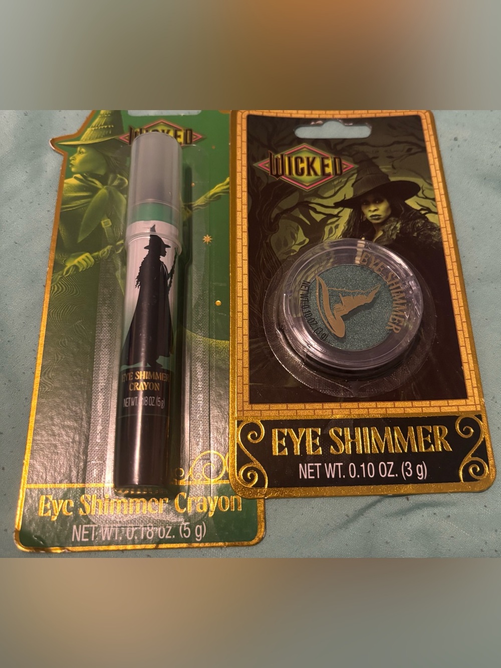 Licensed Wicked Eye Shimmer & Crayon Duo - Teal Green
